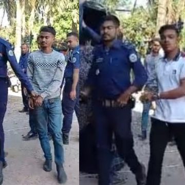 সড়ক অবরোধের অভিযোগে দুই ছাত্রলীগ নেতা আটক