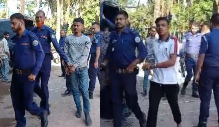 BBCNEWS সড়ক অবরোধের অভিযোগে দুই ছাত্রলীগ নেতা আটক